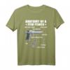 Anatomy of a Pew Pewer - Witziges Pistolen Sportschützen Geschenk T-Shirt für Waffenliebhaber, Gamer und Jäger