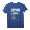 Anatomy of a Pew Pewer - Witziges Pistolen Sportschützen Geschenk T-Shirt für Waffenliebhaber, Gamer und Jäger