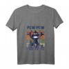 Lustiges Affen T-Shirt mit Pistole - Vintage Damen & Herren Shirt für Weihnachten, Geburtstag & Geschenkideen
