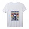 Lustiges Affen T-Shirt mit Pistole - Vintage Damen & Herren Shirt für Weihnachten, Geburtstag & Geschenkideen