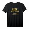 Größe zählt Kugel Shirt Pistole Schießen – Lustiges Waffenshirt für Männer und Frauen als Geschenk für Waffenliebhaber
