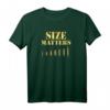 Größe zählt Kugel Shirt Pistole Schießen – Lustiges Waffenshirt für Männer und Frauen als Geschenk für Waffenliebhaber