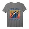 Yippie Aye Yay Madafakas Katze T-Shirt mit Pistolen – Lustiges Vintage Katzen Design für Katzenliebhaber & Humor-Fans