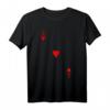 Poker T-Shirt mit Herz Ass Karte – Lustiges Poker Outfit als Geschenk für Pokerspieler und Fans zum Geburtstag