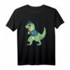 T-Rex als Polizist T-Shirt für Jungen - Lustiges Dino Kinder T-Shirt mit klassischem Schnitt