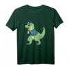T-Rex als Polizist T-Shirt für Jungen - Lustiges Dino Kinder T-Shirt mit klassischem Schnitt