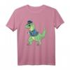 T-Rex als Polizist T-Shirt für Jungen - Lustiges Dino Kinder T-Shirt mit klassischem Schnitt