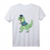 T-Rex als Polizist T-Shirt für Jungen - Lustiges Dino Kinder T-Shirt mit klassischem Schnitt
