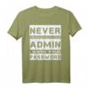 Systemadministrator Informatiker Witz T-Shirt – Lustiges Developer Motiv für Nerds, Geeks & Entwickler als Geschenkidee