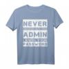 Systemadministrator Informatiker Witz T-Shirt – Lustiges Developer Motiv für Nerds, Geeks & Entwickler als Geschenkidee