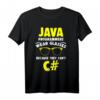 C# Java Lustiges Software Entwickler T-Shirt – Witzige Geschenkidee für Programmierer, Informatiker & IT-Studenten
