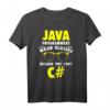 C# Java Lustiges Software Entwickler T-Shirt – Witzige Geschenkidee für Programmierer, Informatiker & IT-Studenten