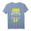 C# Java Lustiges Software Entwickler T-Shirt – Witzige Geschenkidee für Programmierer, Informatiker & IT-Studenten