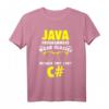 C# Java Lustiges Software Entwickler T-Shirt – Witzige Geschenkidee für Programmierer, Informatiker & IT-Studenten