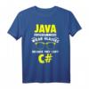 C# Java Lustiges Software Entwickler T-Shirt – Witzige Geschenkidee für Programmierer, Informatiker & IT-Studenten