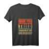 Damen Have You Tried Turning It Off And On Again? Lustiges IT-Admin T-Shirt mit V-Ausschnitt für Programmierer & Softwareentwickler