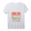 Damen Have You Tried Turning It Off And On Again? Lustiges IT-Admin T-Shirt mit V-Ausschnitt für Programmierer & Softwareentwickler