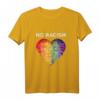 No Racism Herz Anti Rassismus T-Shirt - Statement gegen Fremdenhass, Rassismus & Polizeigewalt für Frieden & Gleichheit