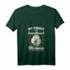 Damen & Herren Hund T-Shirt mit Pudel-Motiv 'Mein Pudel Ist Ein Schatz' - Leichtes, klassisch geschnittenes V-Ausschnitt Shirt