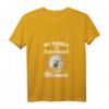 Damen & Herren Hund T-Shirt mit Pudel-Motiv 'Mein Pudel Ist Ein Schatz' - Leichtes, klassisch geschnittenes V-Ausschnitt Shirt