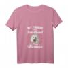 Damen & Herren Hund T-Shirt mit Pudel-Motiv 'Mein Pudel Ist Ein Schatz' - Leichtes, klassisch geschnittenes V-Ausschnitt Shirt
