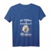 Damen & Herren Hund T-Shirt mit Pudel-Motiv 'Mein Pudel Ist Ein Schatz' - Leichtes, klassisch geschnittenes V-Ausschnitt Shirt