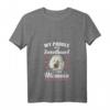 Damen & Herren Hund T-Shirt mit Pudel-Motiv 'Mein Pudel Ist Ein Schatz' - Leichtes, klassisch geschnittenes V-Ausschnitt Shirt
