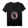 Damen Pudel T-Shirt - Süßes Comic-Design mit schwarzem Pudel im V-Ausschnitt, Perfekt für Pudelliebhaber, Pudelmamas und Tierfreunde