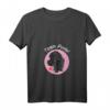 Damen Pudel T-Shirt - Süßes Comic-Design mit schwarzem Pudel im V-Ausschnitt, Perfekt für Pudelliebhaber, Pudelmamas und Tierfreunde