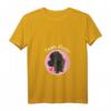 Damen Pudel T-Shirt - Süßes Comic-Design mit schwarzem Pudel im V-Ausschnitt, Perfekt für Pudelliebhaber, Pudelmamas und Tierfreunde