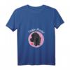 Damen Pudel T-Shirt - Süßes Comic-Design mit schwarzem Pudel im V-Ausschnitt, Perfekt für Pudelliebhaber, Pudelmamas und Tierfreunde