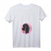 Damen Pudel T-Shirt - Süßes Comic-Design mit schwarzem Pudel im V-Ausschnitt, Perfekt für Pudelliebhaber, Pudelmamas und Tierfreunde