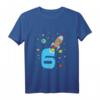 Kinder T-Shirt Rakete & Astronaut im Weltall zum 6. Geburtstag – Cooler Raumfahrt Geburtstagsshirt für Jungen und Mädchen