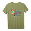 Happy New Year 2020 Outfit mit Feuerwerk und Raketen - Buntes Silvester T-Shirt für Damen, Herren & Kinder für die Party zum Jahreswechsel