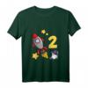 Kinder 2. Geburtstag T-Shirt mit Rakete und Astronaut - Perfekt für den Weltraum-Fan zum Geburtstag, Kindergarten & Schule