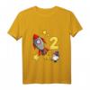 Kinder 2. Geburtstag T-Shirt mit Rakete und Astronaut - Perfekt für den Weltraum-Fan zum Geburtstag, Kindergarten & Schule