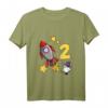 Kinder 2. Geburtstag T-Shirt mit Rakete und Astronaut - Perfekt für den Weltraum-Fan zum Geburtstag, Kindergarten & Schule