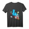 Kinder Astronaut Shirt zum 4. Geburtstag mit Rakete und Weltall-Motiv - Perfektes Geschenk für Weltraum begeisterte Jungen und Mädchen