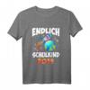 Kinder Schulkind Rakete Planet Jungen Einschulung T-Shirt - Lustiges Weltraum Design für den Schulstart & als Einschulungsgeschenk 2019