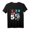 Kinder Ich Bin Schon 5 Astronaut Rakete Planet Weltraum Geschenk T-Shirt - Lustiges Geburtstagsshirt für Jungen und Mädchen im Vorschulalter