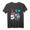 Kinder Ich Bin Schon 5 Astronaut Rakete Planet Weltraum Geschenk T-Shirt - Lustiges Geburtstagsshirt für Jungen und Mädchen im Vorschulalter
