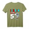 Kinder Ich Bin Schon 5 Astronaut Rakete Planet Weltraum Geschenk T-Shirt - Lustiges Geburtstagsshirt für Jungen und Mädchen im Vorschulalter