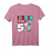 Kinder Ich Bin Schon 5 Astronaut Rakete Planet Weltraum Geschenk T-Shirt - Lustiges Geburtstagsshirt für Jungen und Mädchen im Vorschulalter