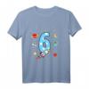 Kinder 6. Geburtstag Rakete T-Shirt für Jungen – Lustiges Weltraum-Outfit für den sechsten Geburtstag, ideal als Geschenk für Sohn, Enkel oder Neffen