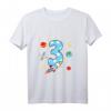 Kinder 3. Geburtstag Rakete T-Shirt für Jungen - Lustiges Weltraum Outift zum Geburtstag, Kindergarten & Schule
