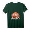 Nuke Mars Terraforming Rakete T-Shirt - Weltraum, Planet Mars & Astronauten Fanshirt mit V-Ausschnitt für Raumfahrtenthusiasten