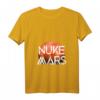 Nuke Mars Terraforming Rakete T-Shirt - Weltraum, Planet Mars & Astronauten Fanshirt mit V-Ausschnitt für Raumfahrtenthusiasten