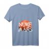 Nuke Mars Terraforming Rakete T-Shirt - Weltraum, Planet Mars & Astronauten Fanshirt mit V-Ausschnitt für Raumfahrtenthusiasten
