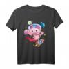 Space Axolotl Rakete Planet T-Shirt – Niedliches Tier Design für Aquarium- und Axolotl-Fans, Perfekt als Geschenk zu Weihnachten oder Geburtstag