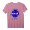 NASA Official Logo In The Stars Graphic Kurzarm T-Shirt – Offiziell lizenziertes Raumfahrt-Design für NASA Fans